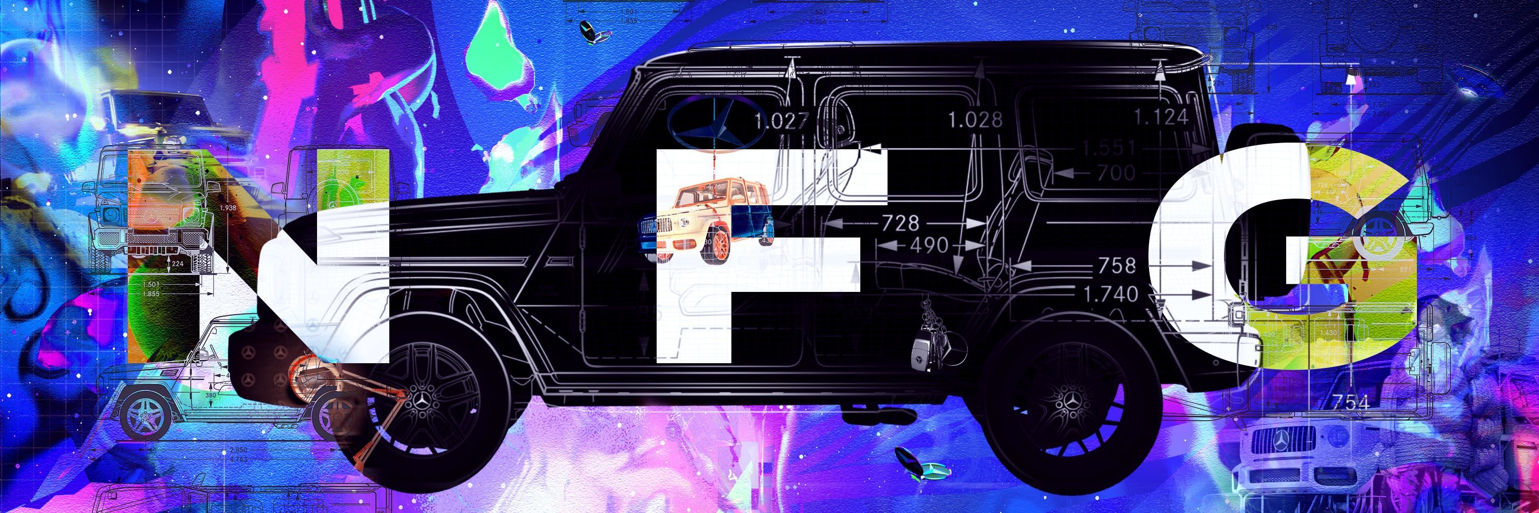 NF-G digital artwork featuring the Mercedes-Benz G-Class